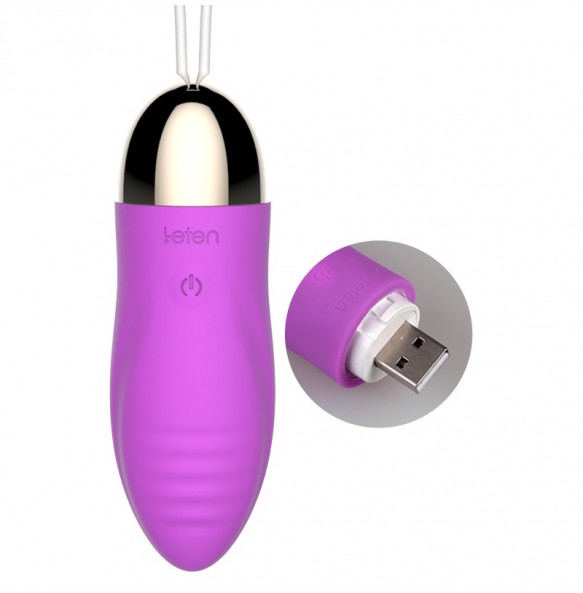 HK LETEN Surge Model Invisible Series Wireless Remote Vibrating Egg (Chargeable - Purple)